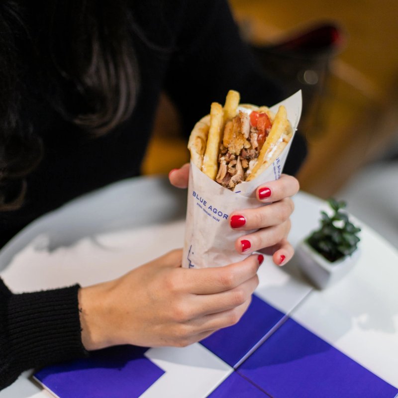 Blue Agori Madach Greek Street Food Bar