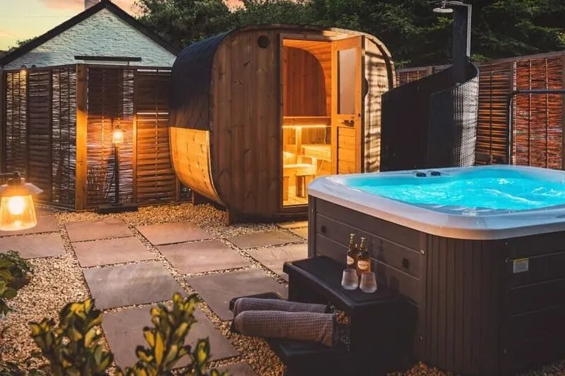 Topsy Turvy & Hillside Spa at Tregoose Old Mill