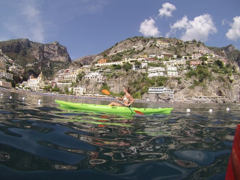 Kayak in Positano