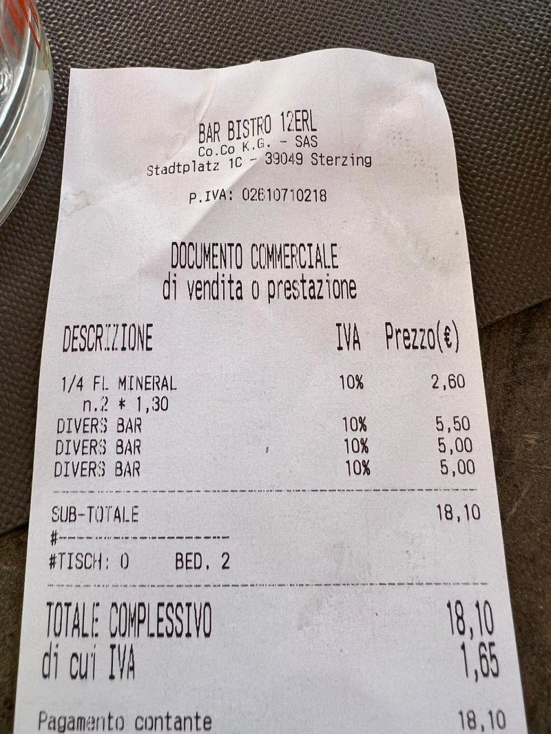 Bar Bistro 12erl