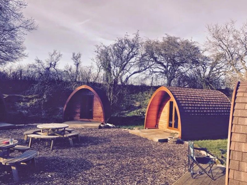 Quarry Pods at Dunsdon Farm