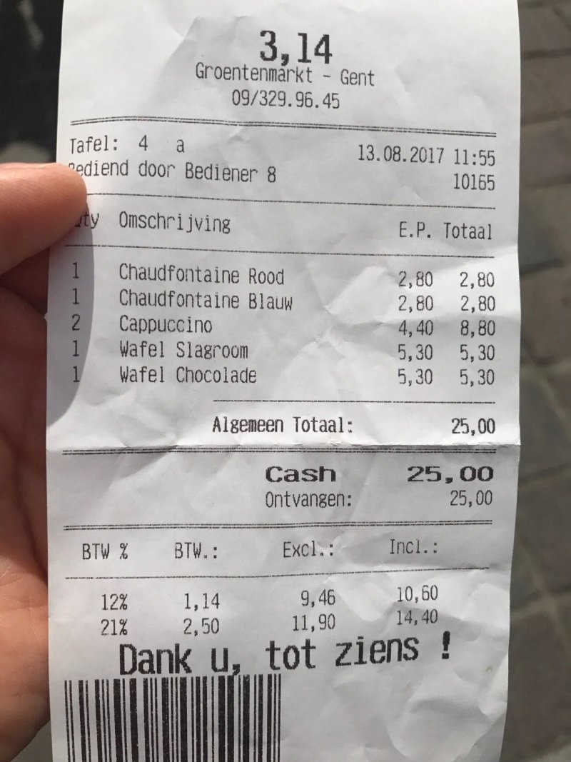 Koffie 3,14 Thee