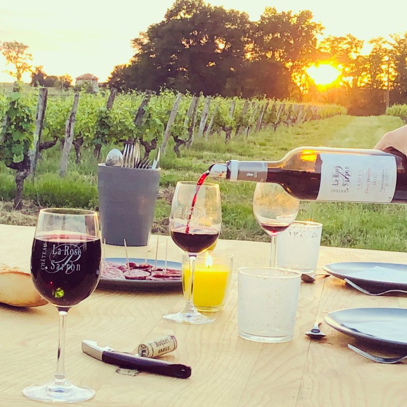 Rouge Bordeaux in France B&B