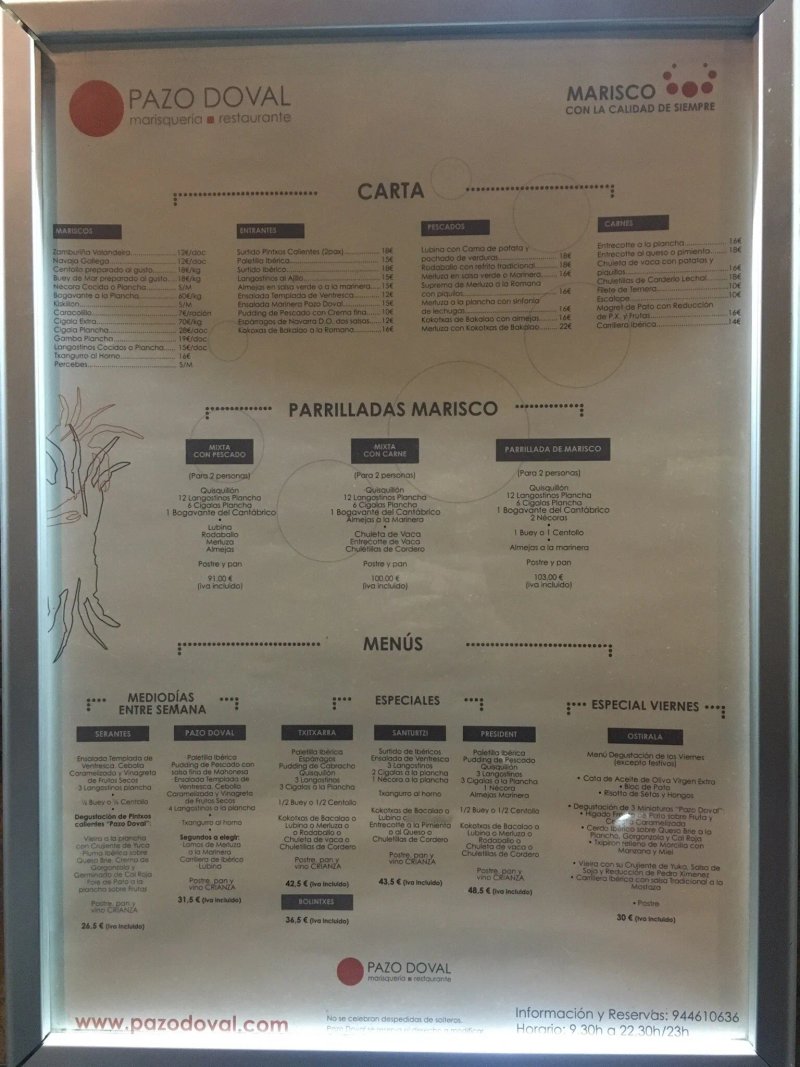 Marisqueria Pazo Doval