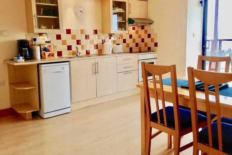 2 bedroom apartment with breathtaking views right on the beach near Inverness