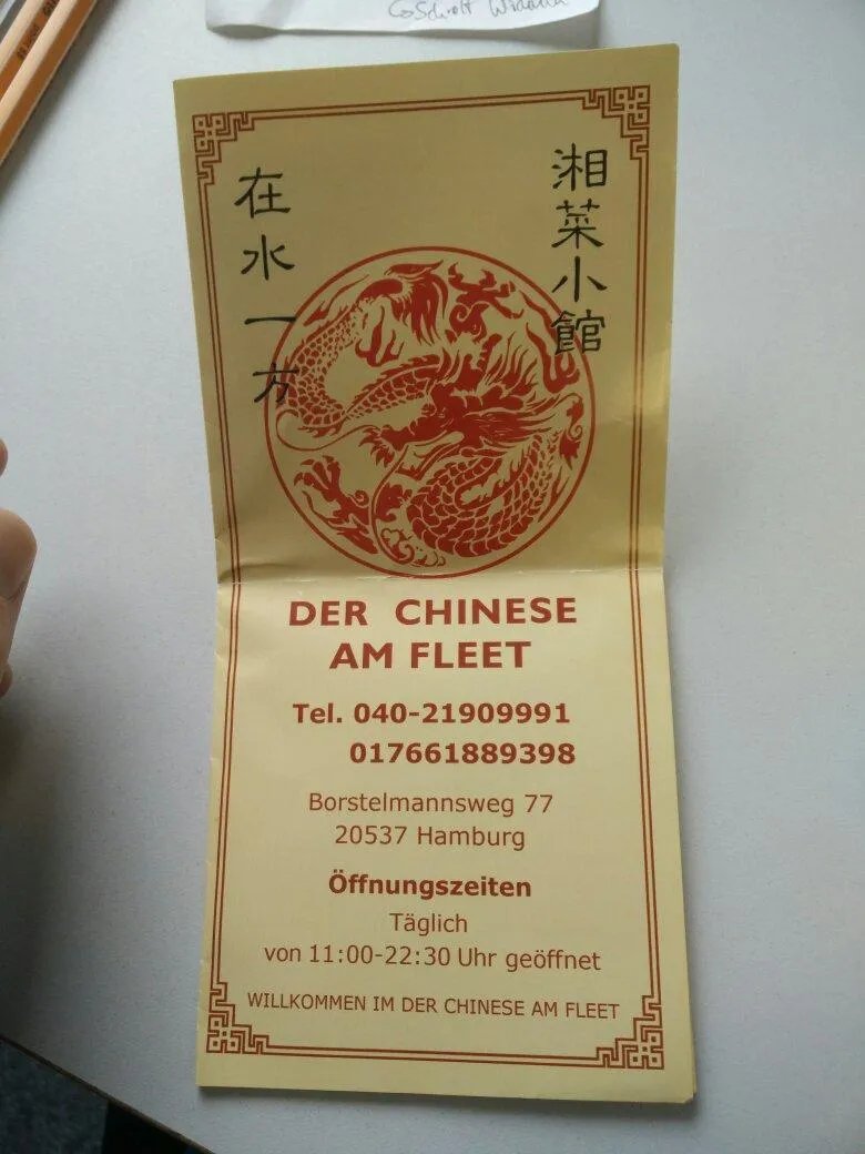 Der Chinese am Fleet