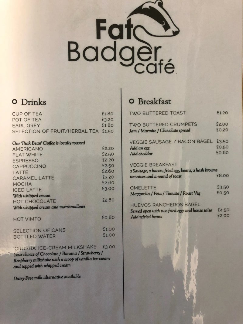 Fat Badger Cafe At Rope Race