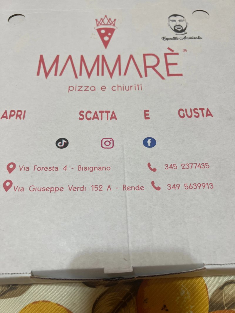 Mammare Pizza e Chiuriti