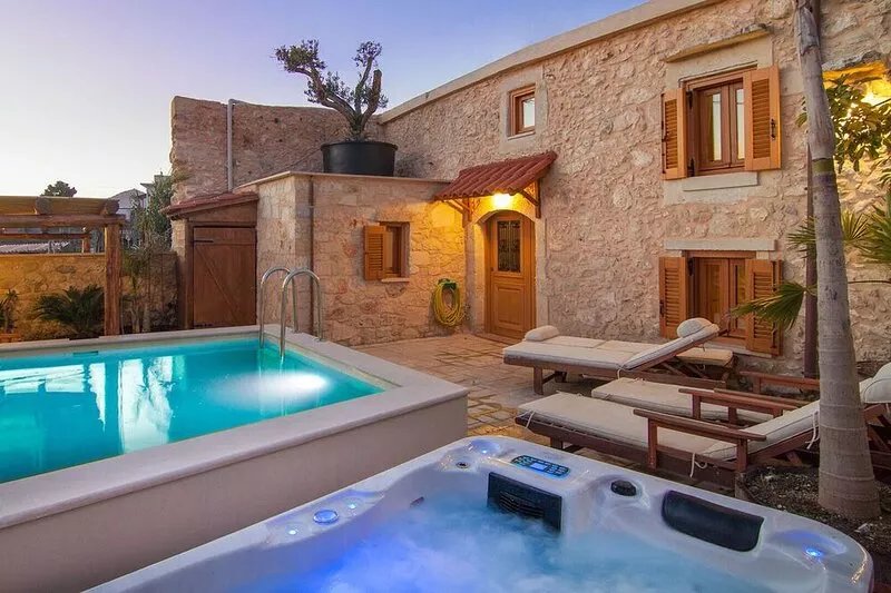 Stone-built cottage with private pool, hot tub and spacious garden!