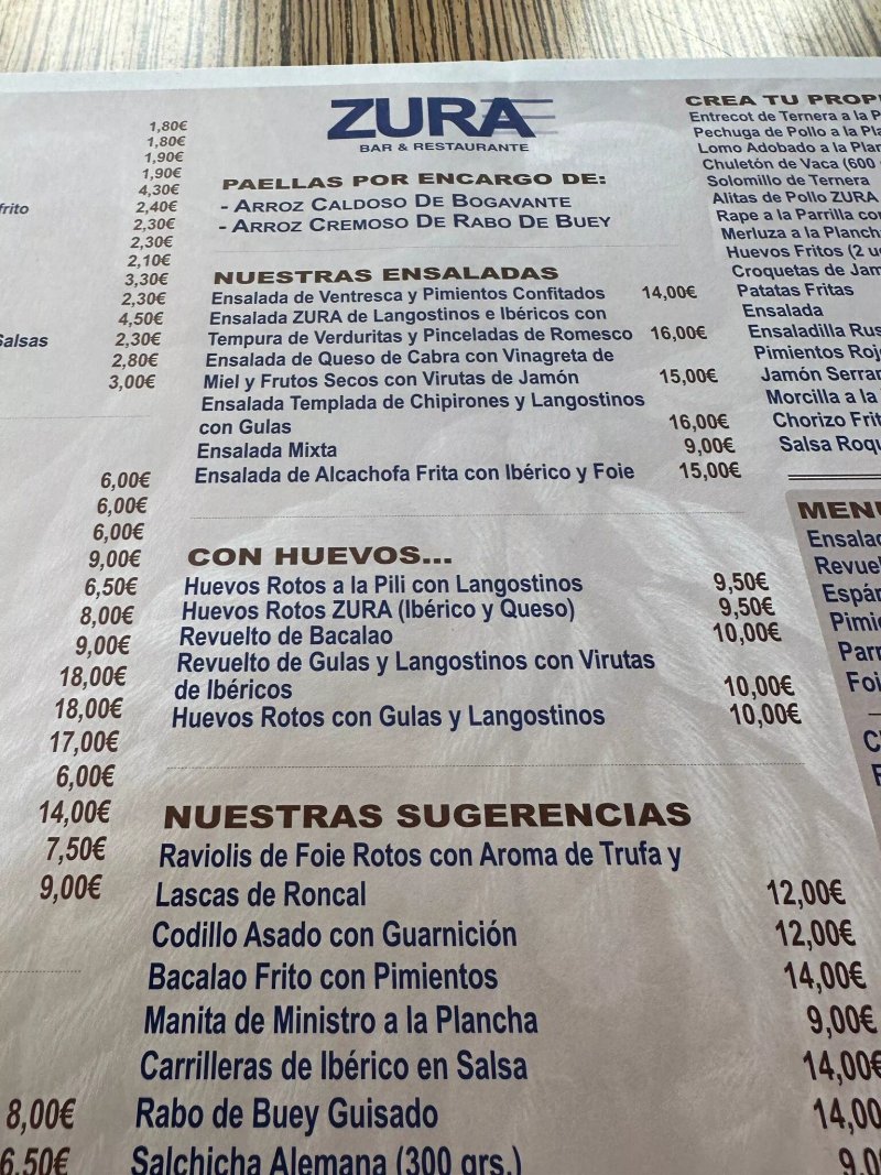 Restaurante Zura