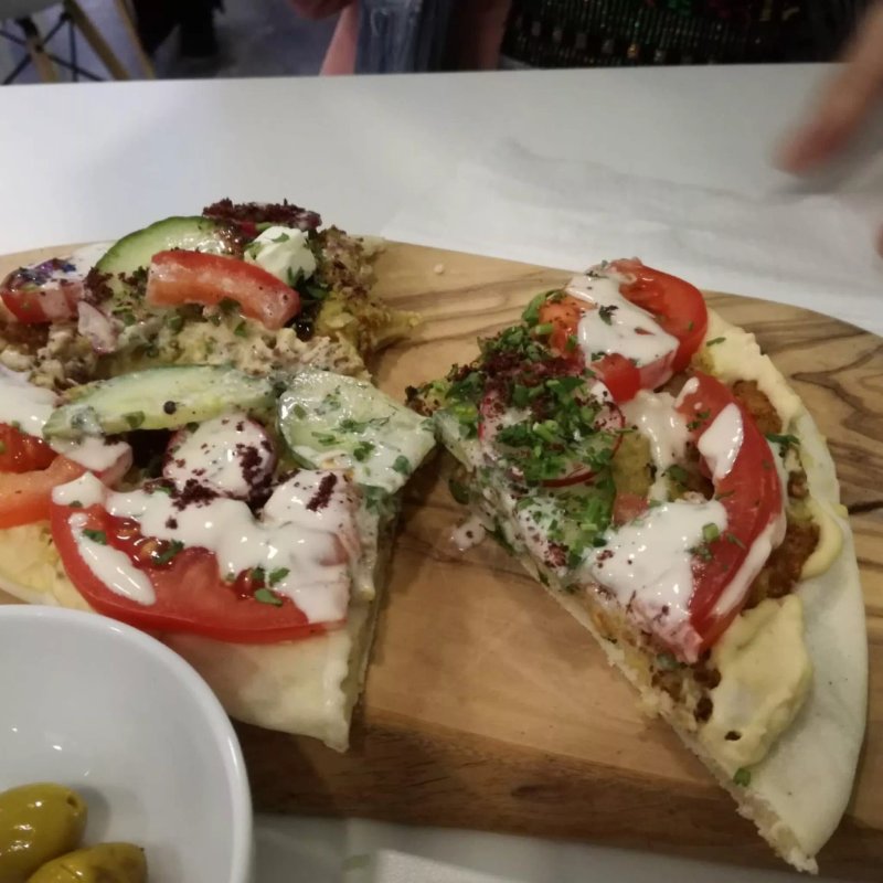 Falafel en Hummus