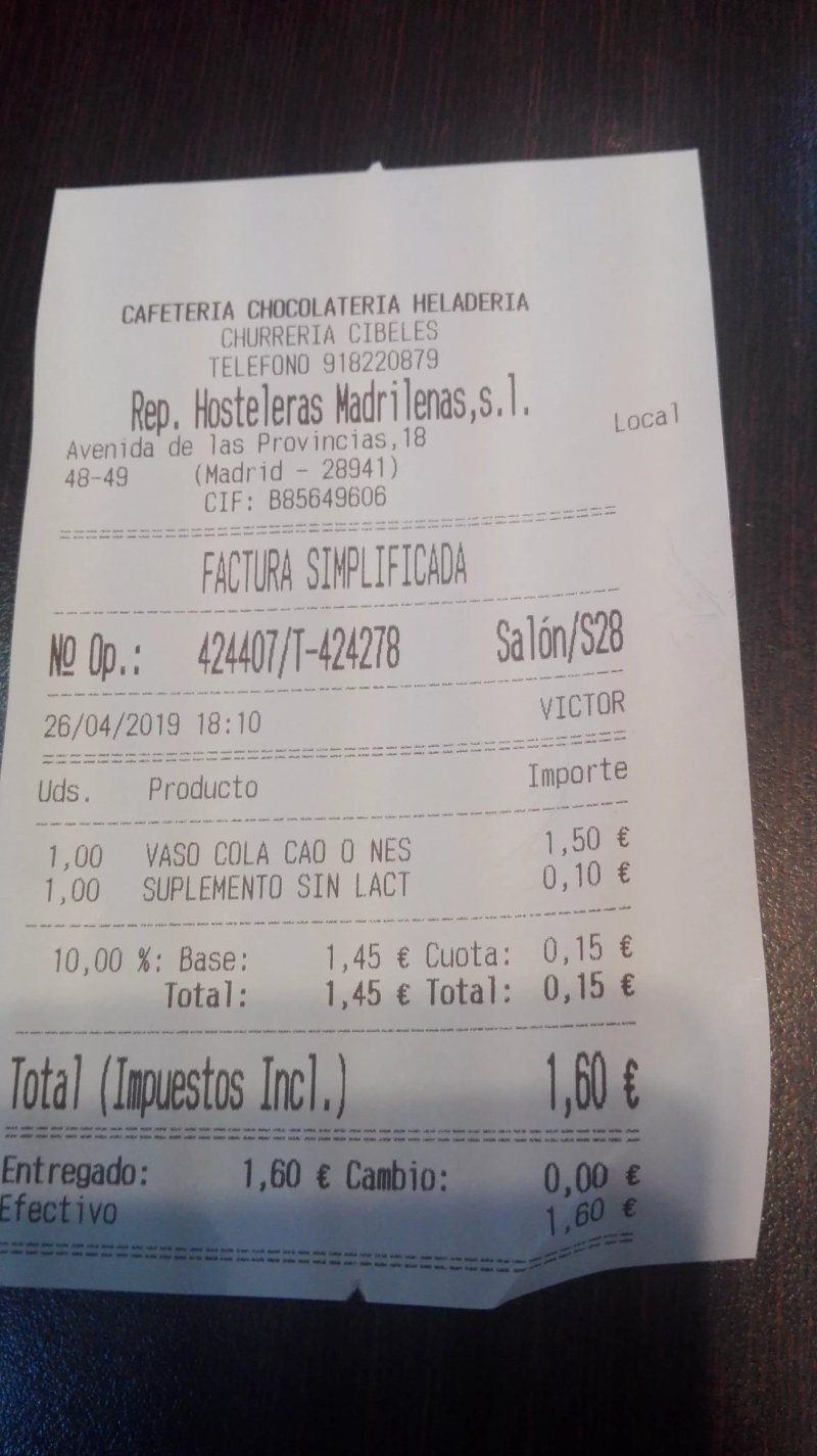 Churreria Cibeles Fuenlabrada