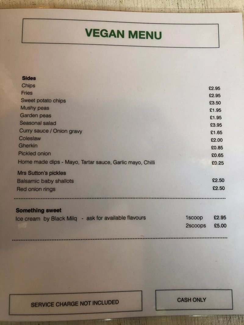 Sutton and Sons Vegan Chip Shop