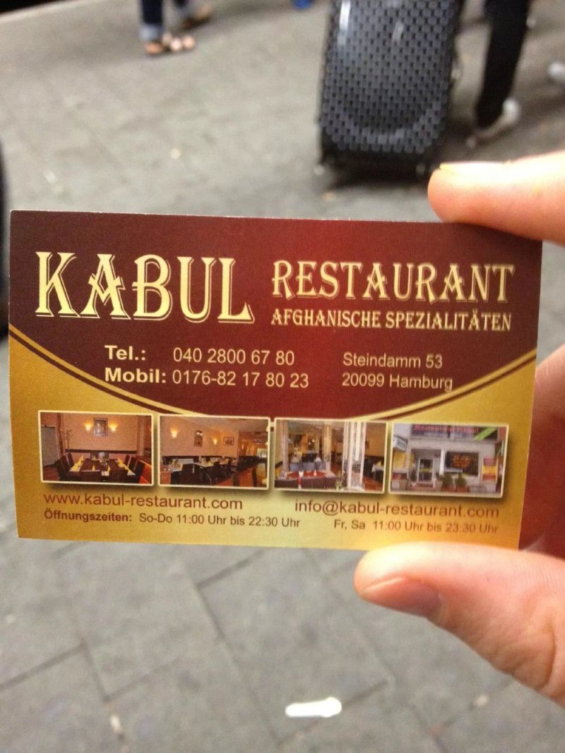 Kabul-Afghanische Spezialitaten