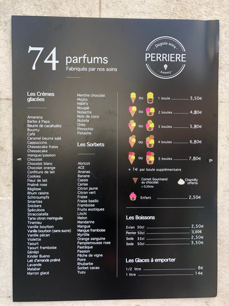 glacier artisanal Perriere