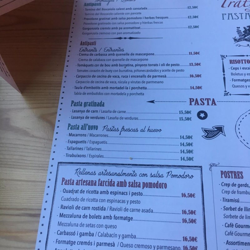 Trattoria - Riba Escorjada