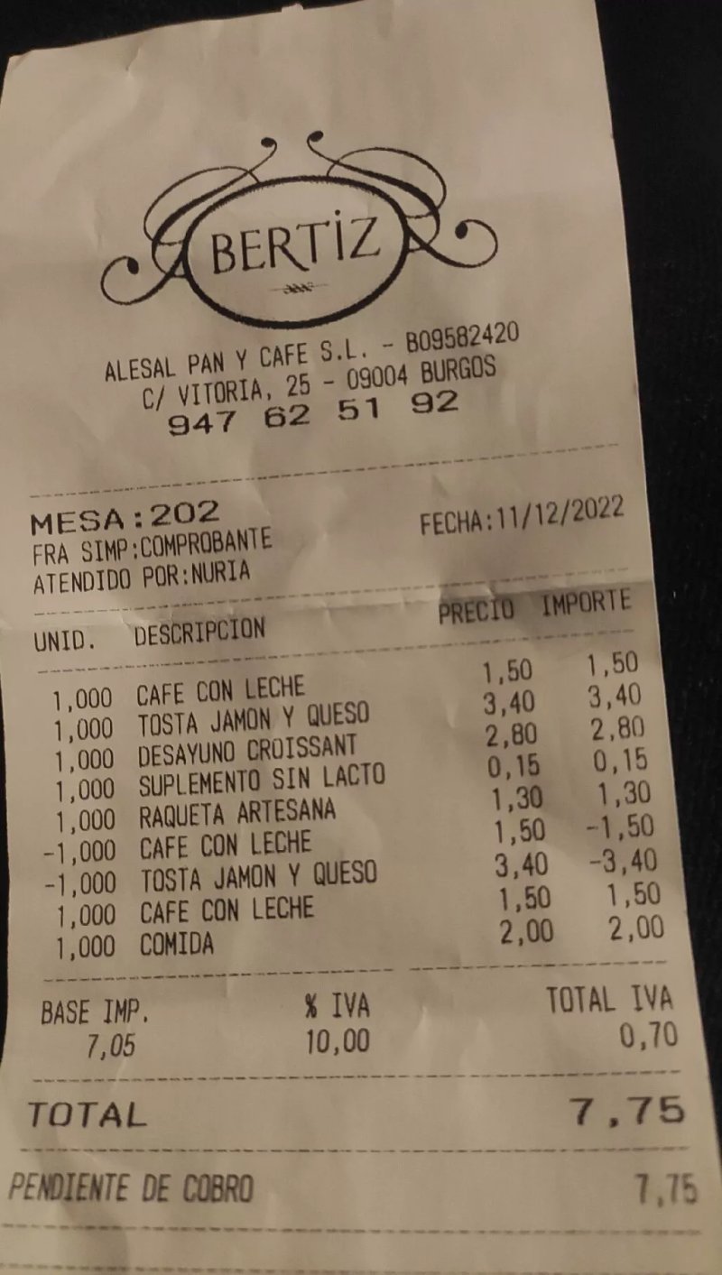 Bertiz Panaderia y Cafeteria