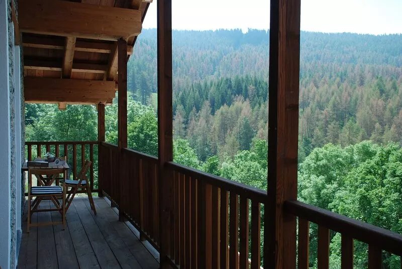 Pelvo apartment located in an alpine village surrounded by nature