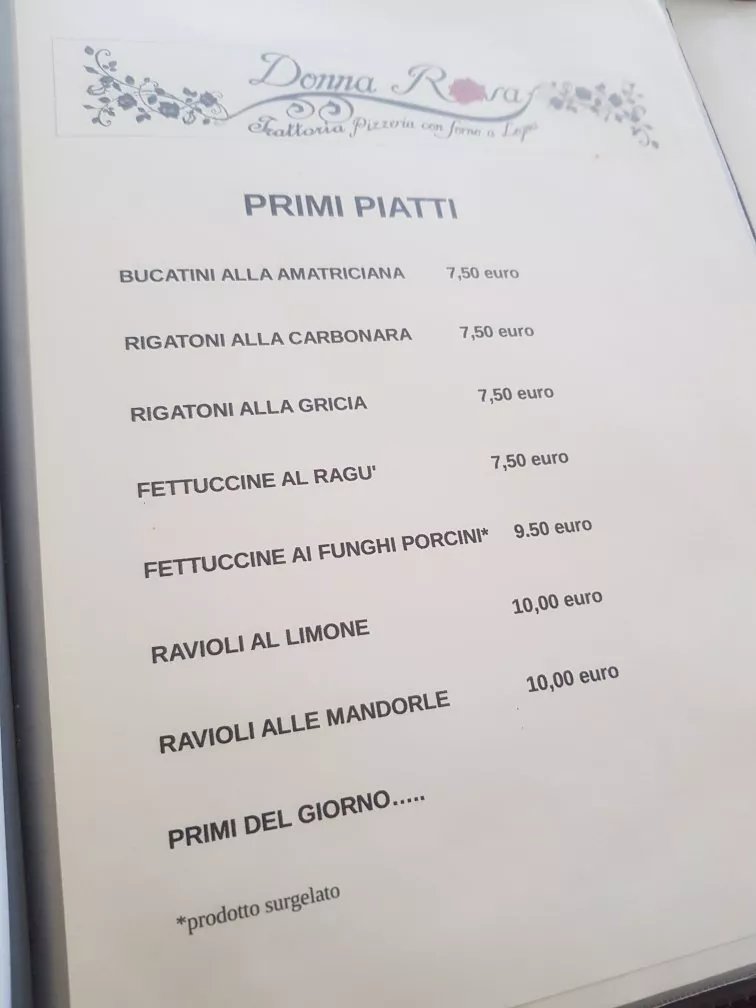 Ristorante Pizzeria Donna Rosa