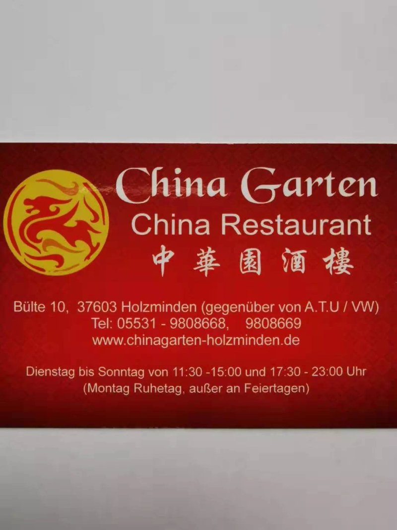 China Restaurant China Garten