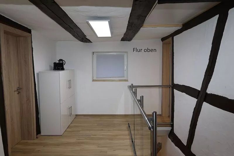 Renovated half-timbered house in a quiet location