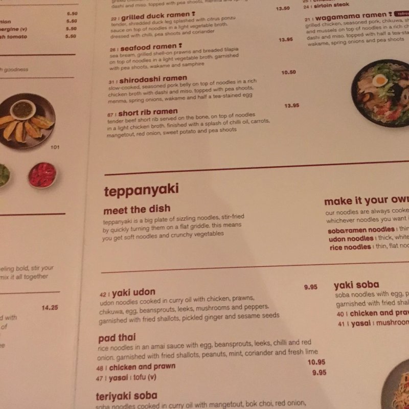 wagamama bankside