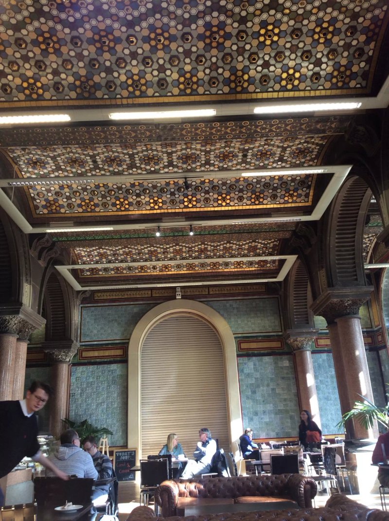 The Tiled Hall at Leeds Art Gallery