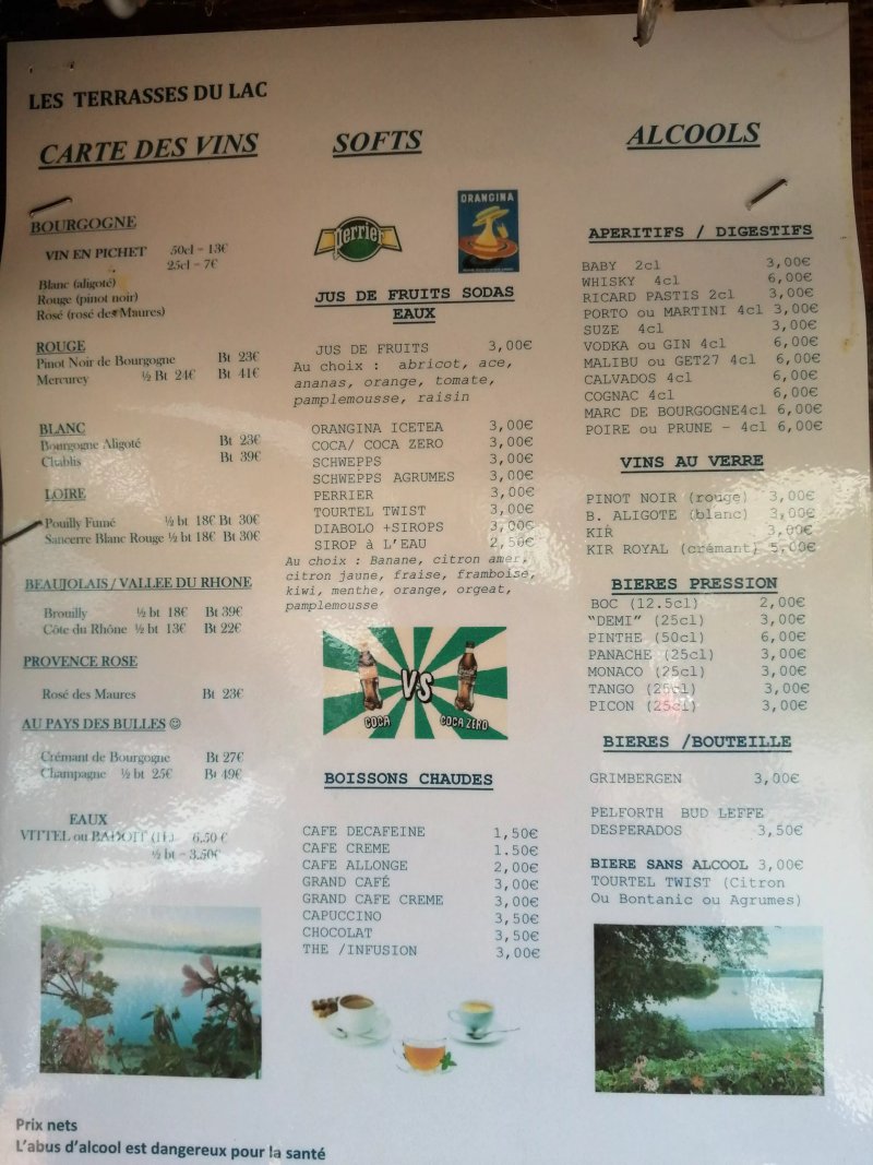 Restaurant Les Terrasses du Lac
