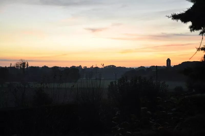 The countryside near Omaha Beach