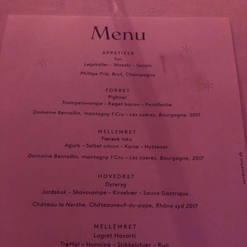 Restaurant Vandvaerket