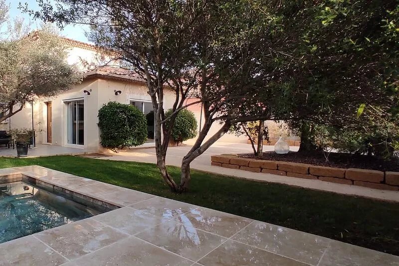 Villa near Pont du Gard and Uzes located in Collias