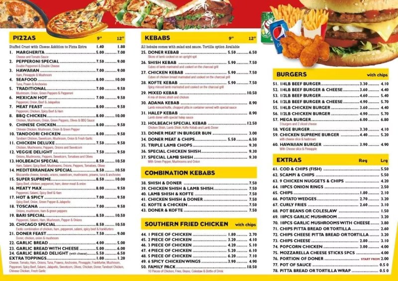 Holbeach Pizza & Kebab House