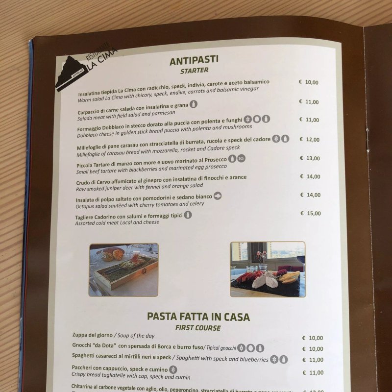 Ristorante La Cima Antelao