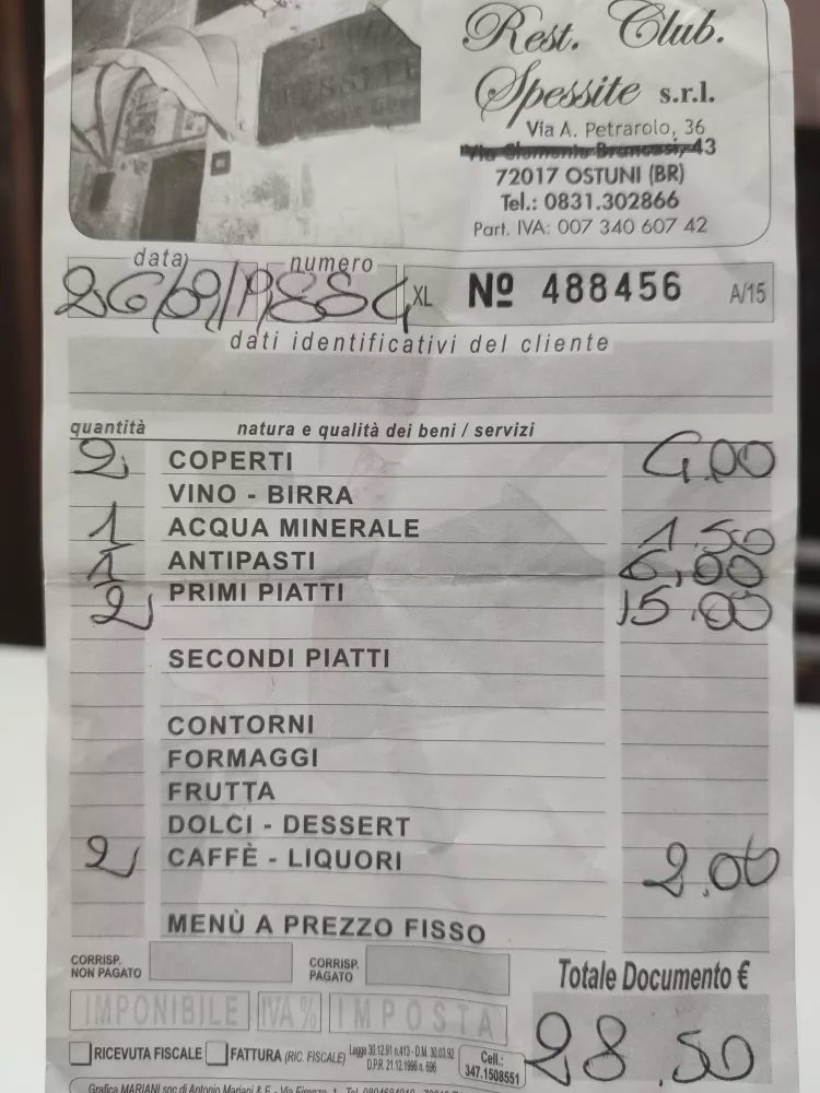 Ristorante Spessite