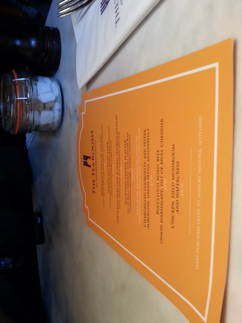 The Tea Rooms at Edinburgh Castle