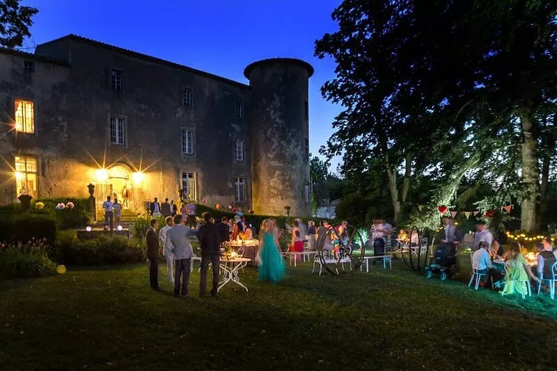 Cathar chateau and commanderie of Malta near Mirepoix, Carcassonne and Toulouse