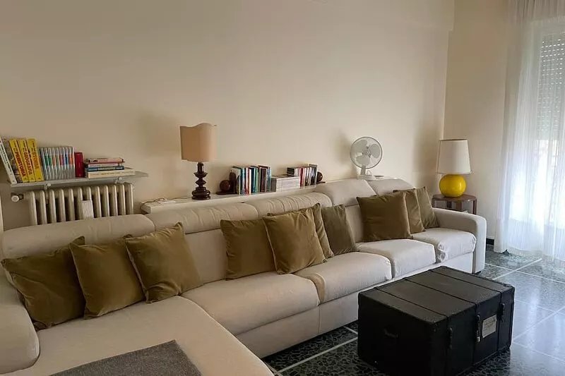 Between 5Terre and Portofino, 100sq.mt. apartament with garage for 6 people