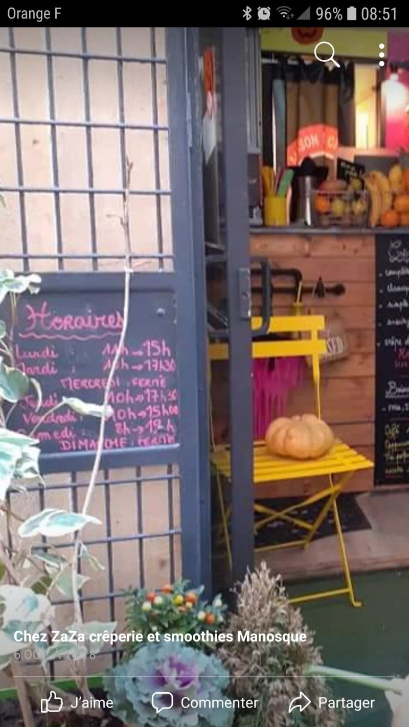 Chez zaza creperie Manosque
