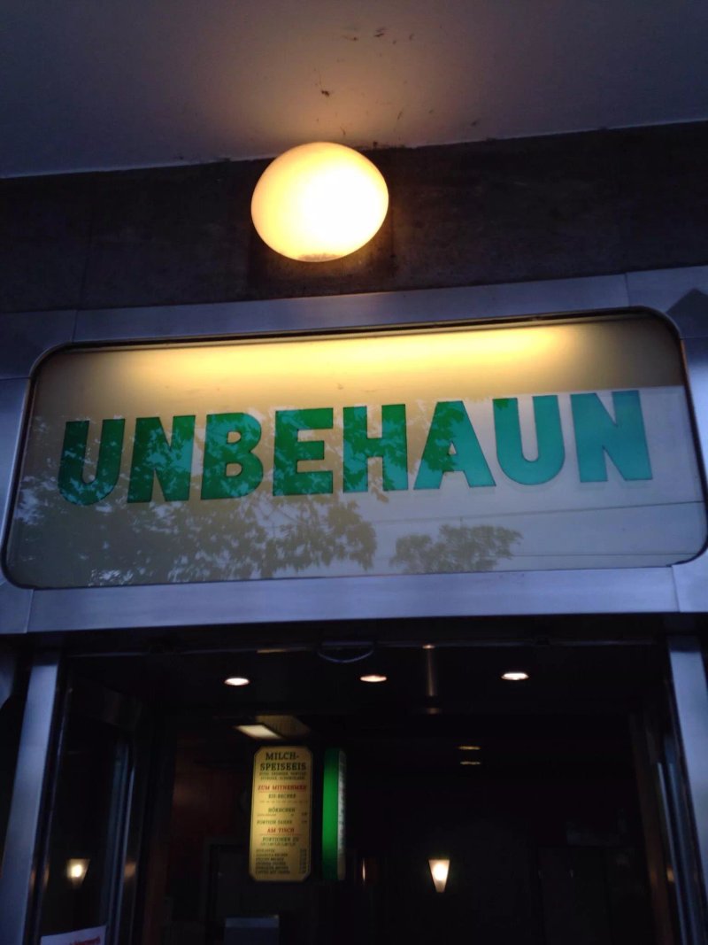 Unbehaun Eis