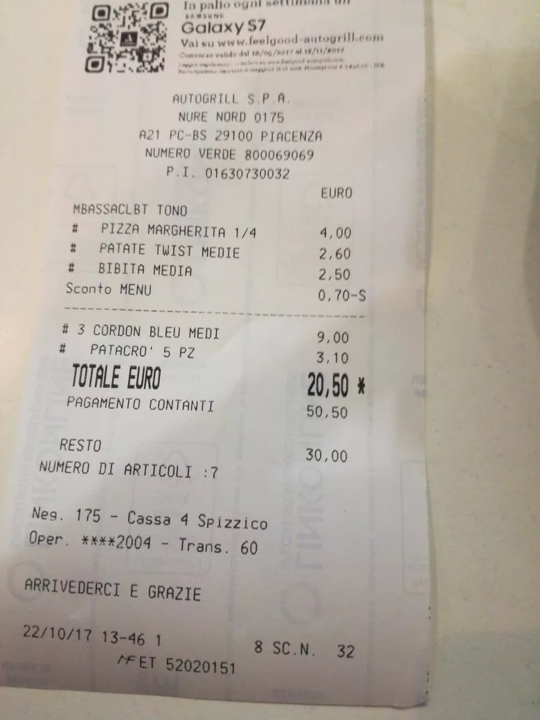 Autogrill Trebbia Nord