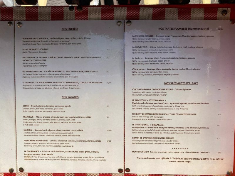 Restaurant La Petite Alsace