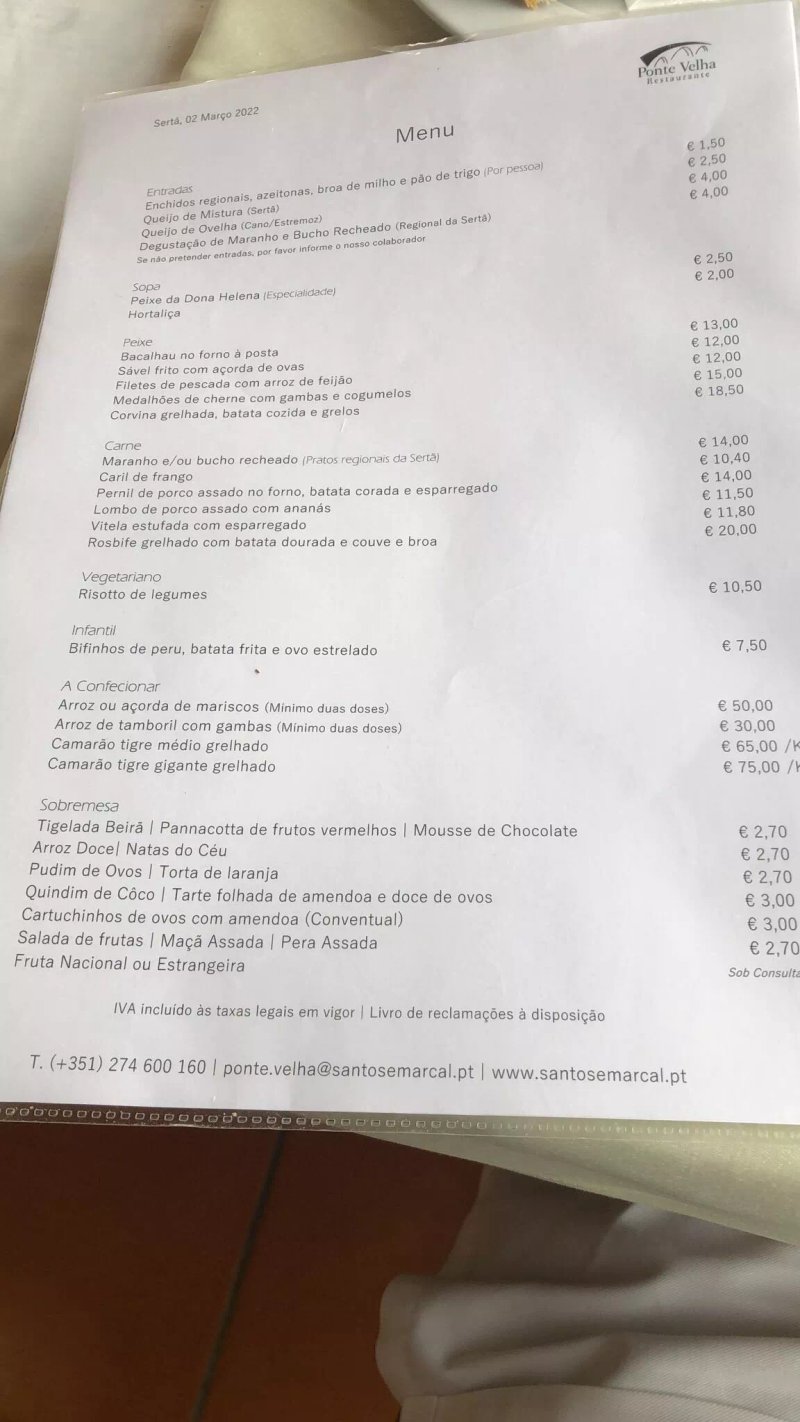 Restaurante Ponte Velha