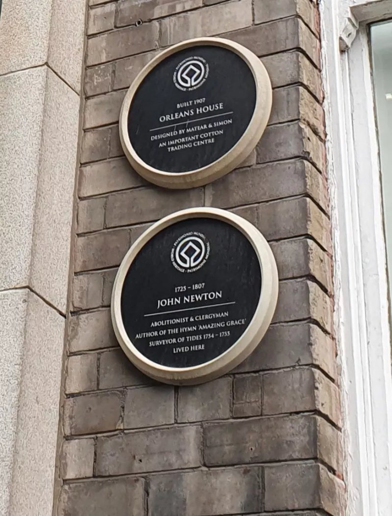John Newton Plaque