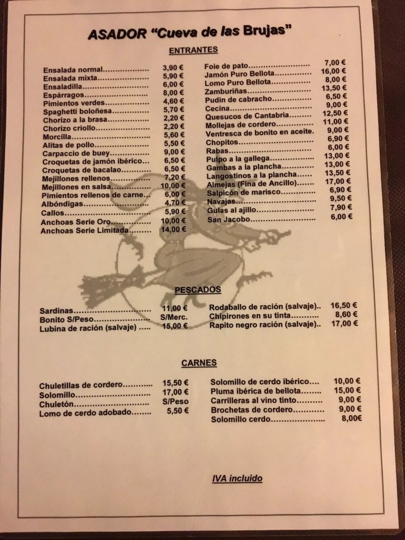 Asador Cueva de las Brujas