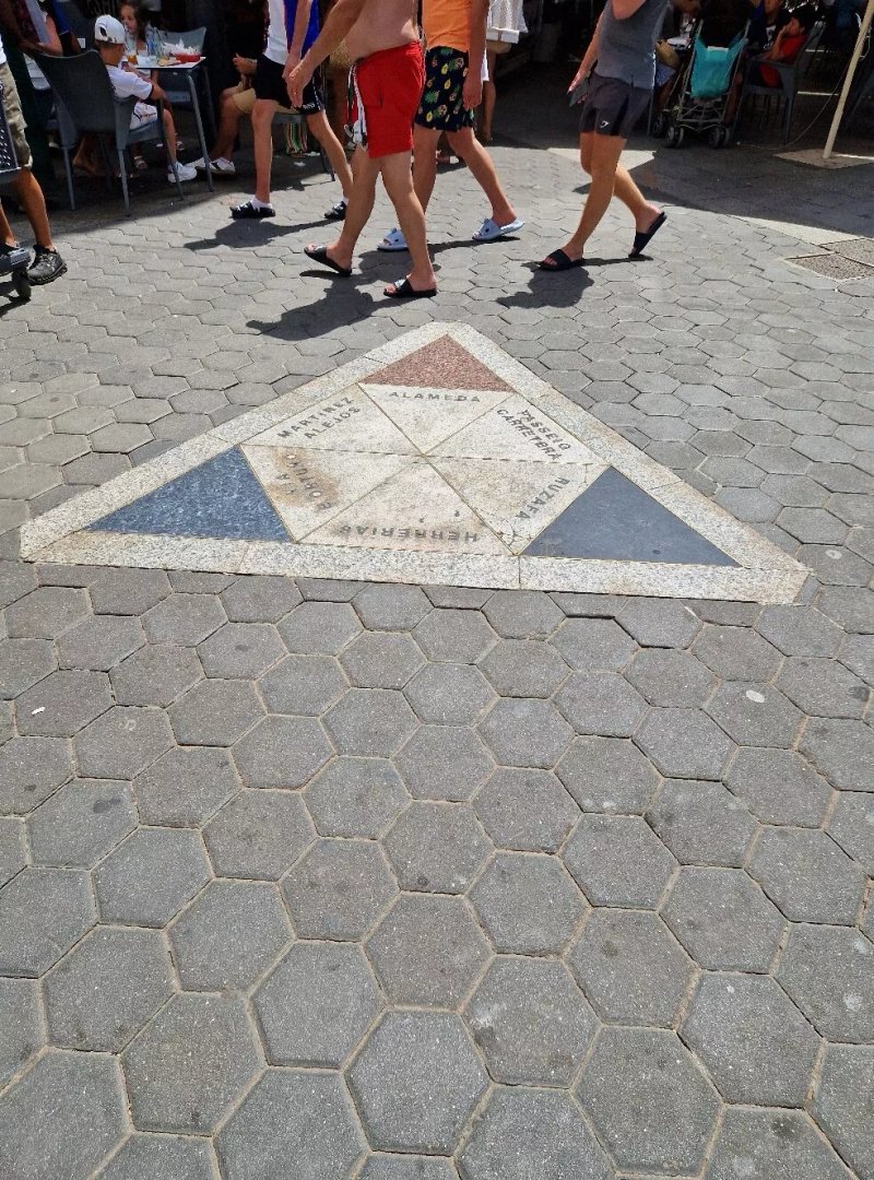 6 Street Marker Monument