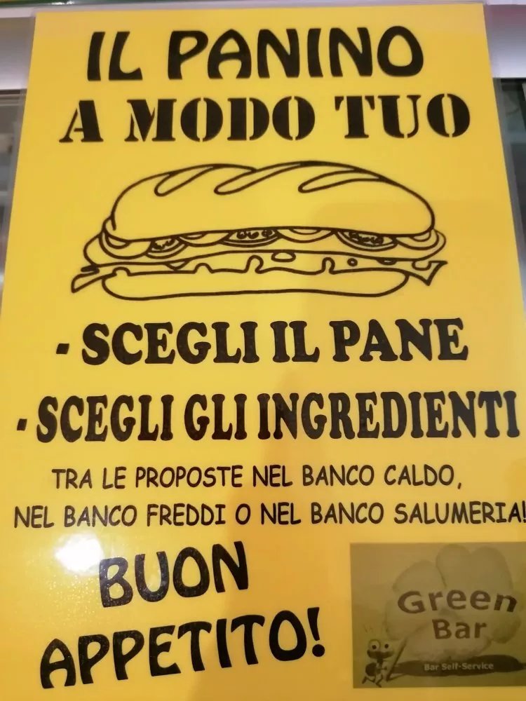 green bar tavola calda
