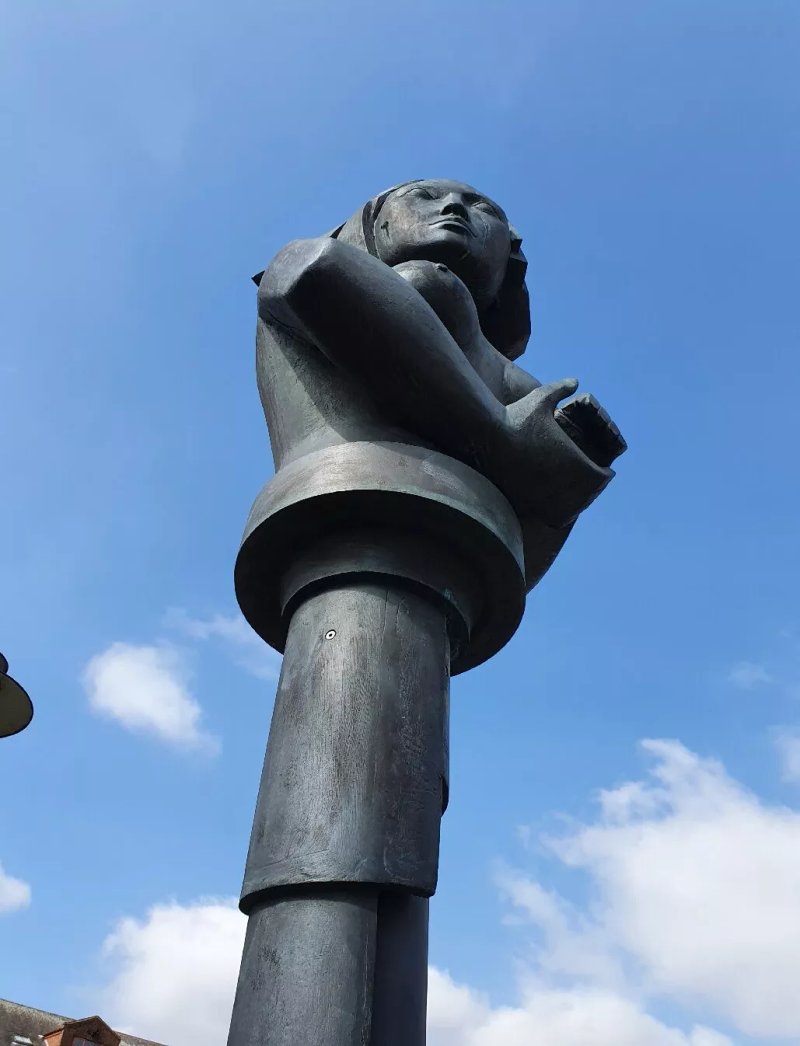 River God & Siren Statue
