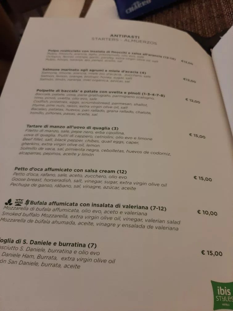 Ristorante dell'Hotel Ibis Styles Roma Eur