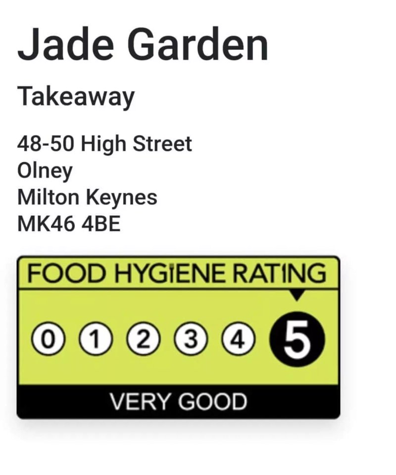 Jade Garden Takeaway Olney