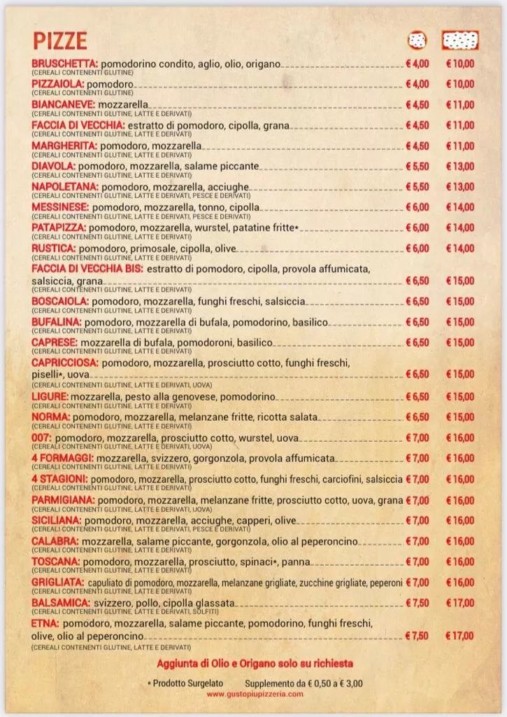 Gusto Piu Pizzeria